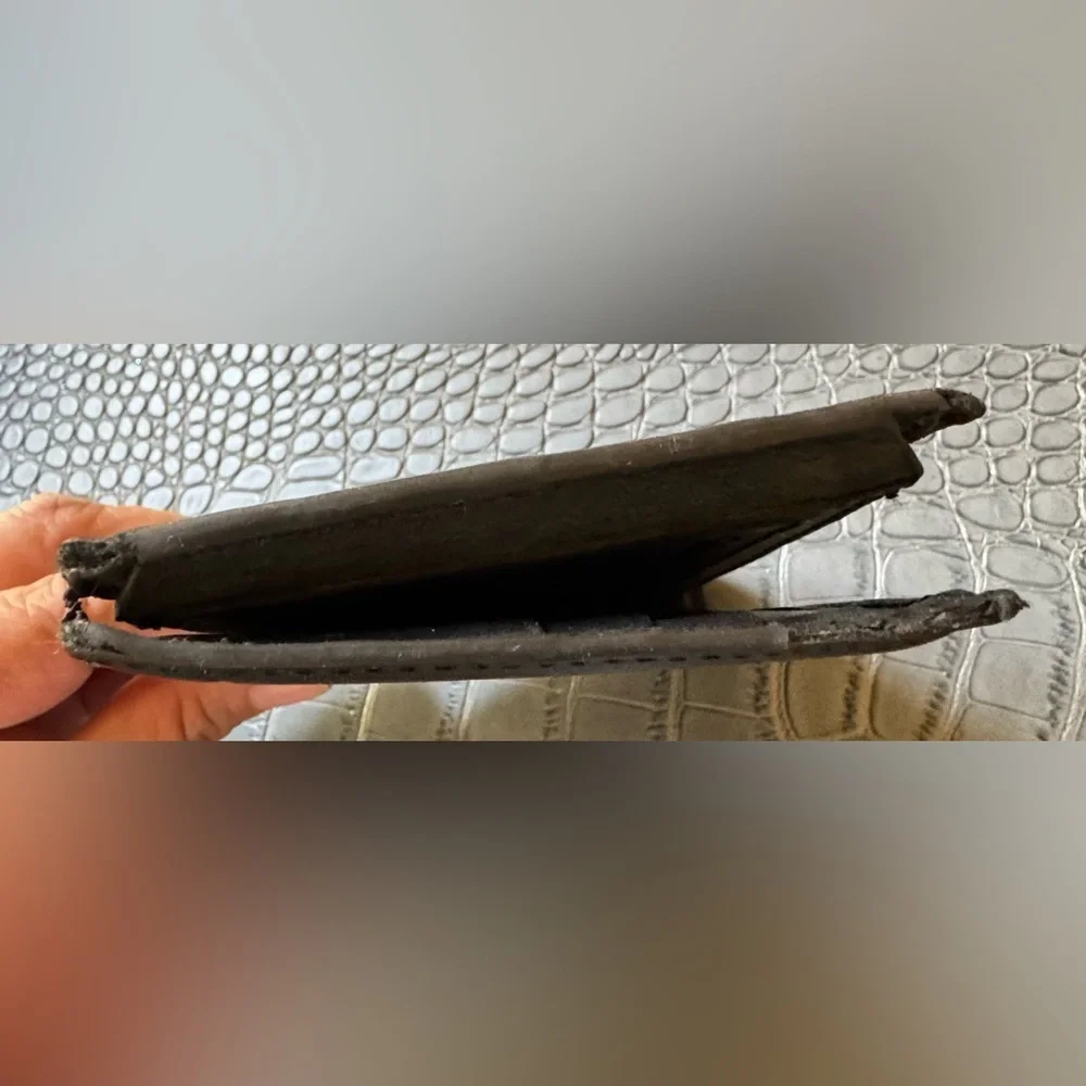 Fossil Black Leather Card Holder
